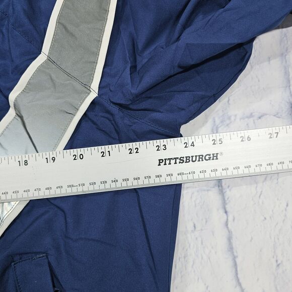 US Air Force ADULT SZ XS SHORT Jacket Blue Mesh Lined Zip Windbreaker Duro 2013 - Picture 6 of 14